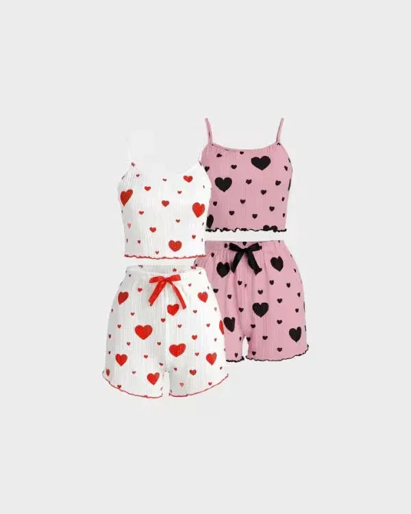 Conjunto Pijama Love Summer 💖 - Pague 1 y Reciba 2!