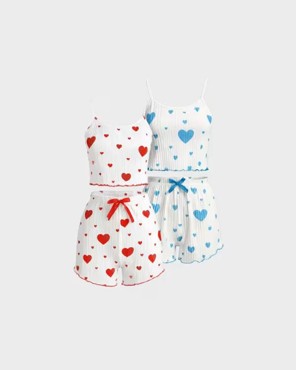 Conjunto Pijama Love Summer 💖 - Pague 1 y Reciba 2!