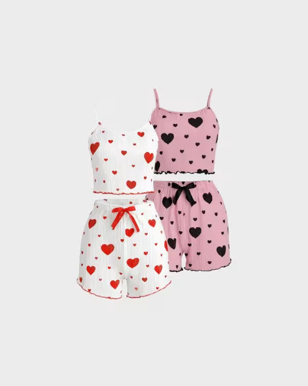 Conjunto Pijama Love Summer 💖 - Pague 1 y Reciba 2!