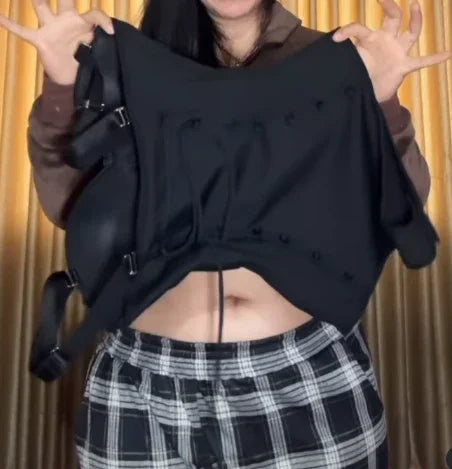 Body Faja Tanga con Cordones en la Espalda sin Costuras