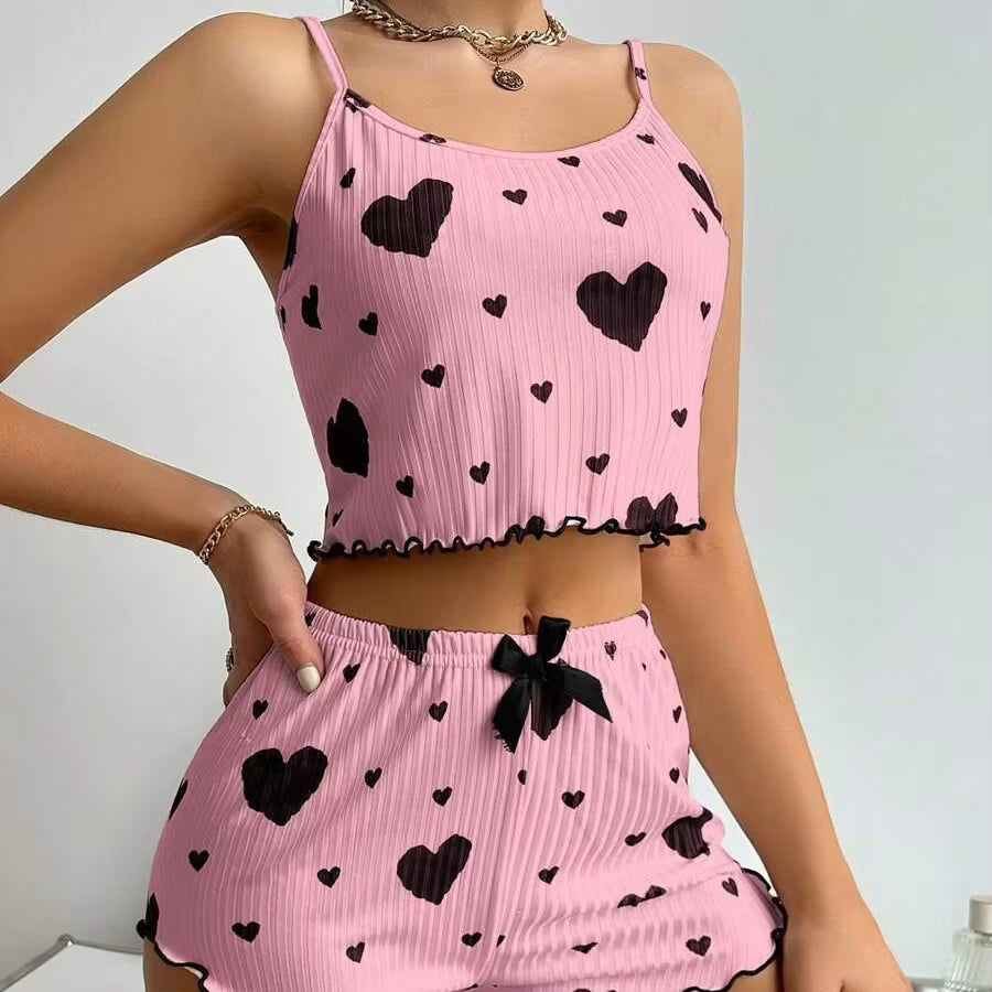 Conjunto Pijama Love Summer 💖 - Pague 1 y Reciba 2!