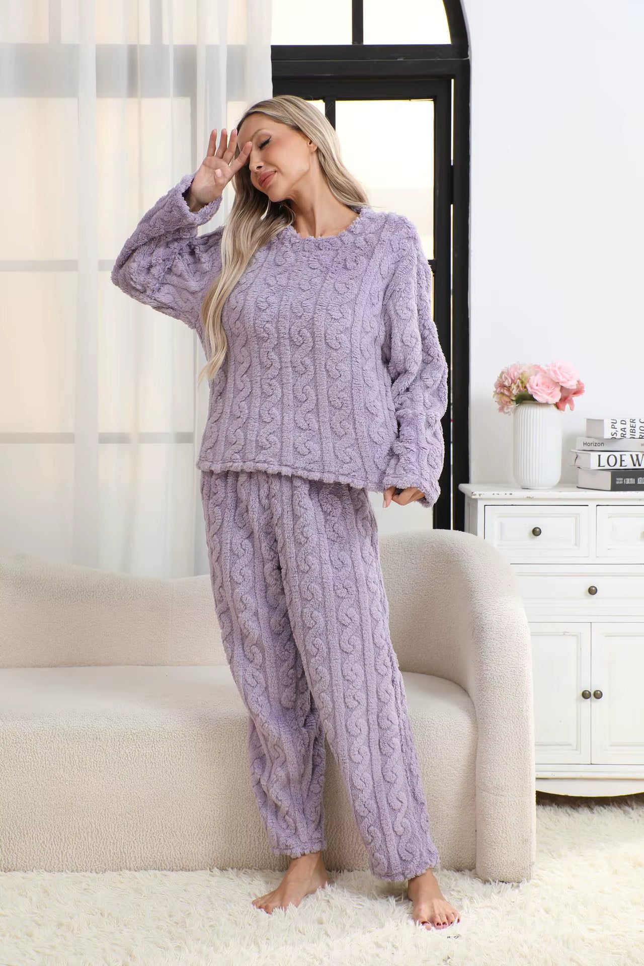 Conjunto Pijama Afelpada Mujer Calientita - VelvyDreams®