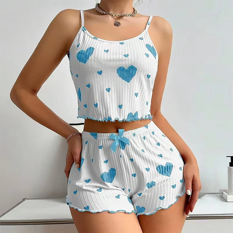 Conjunto Pijama Love Summer 💖 - Pague 1 y Reciba 2!