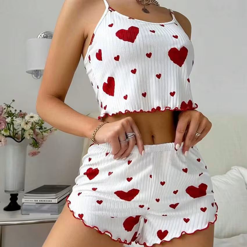 Conjunto Pijama Love Summer 💖 - Pague 1 y Reciba 2!