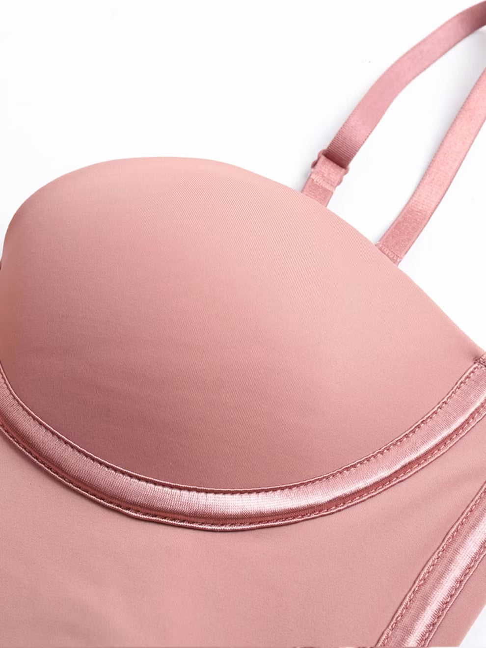 Body Faja Tanga con Cordones en la Espalda sin Costuras